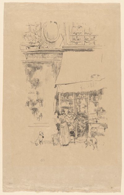 Fruitière af rue de Grenelle af James McNeill Whistler