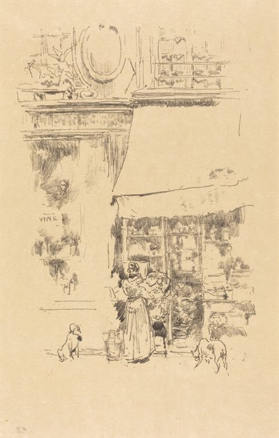 Frugtbutikken i rue de Grenelle af James McNeill Whistler