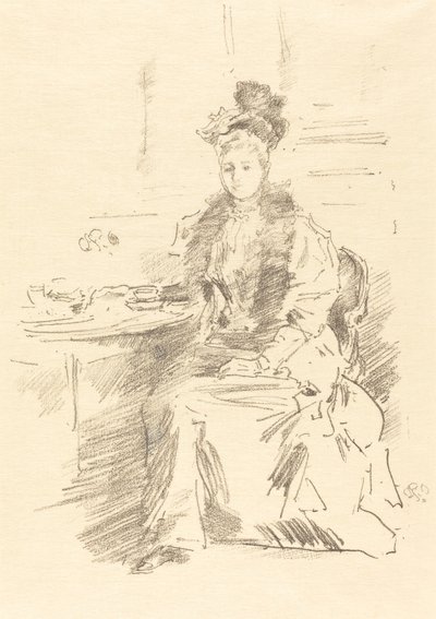 Den smukke New Yorker af James Abbott McNeill Whistler