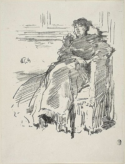 Den røde kjole af James Abbott McNeill Whistler