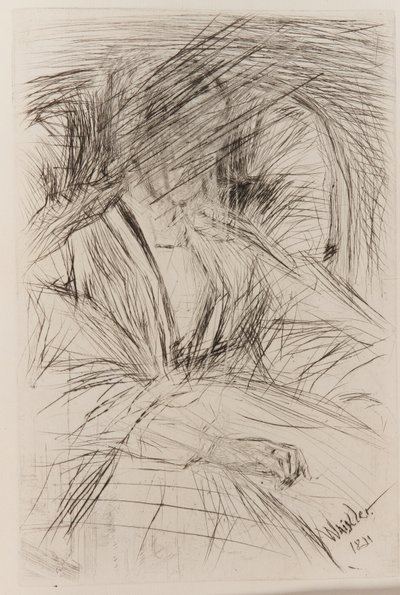 Dame i en lænestol af James Abbott McNeill Whistler