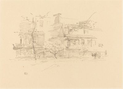 Lindsay Row, Chelsea af James Abbott McNeill Whistler