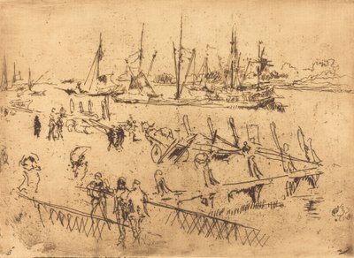 Lille Dordrecht af James Abbott McNeill Whistler