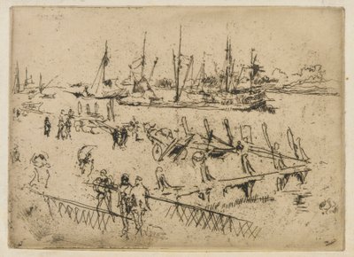 Lille Dordrecht af James Abbott McNeill Whistler