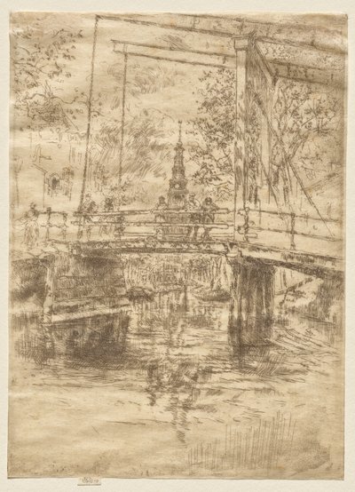 Lille vindebro, Amsterdam af James McNeill Whistler