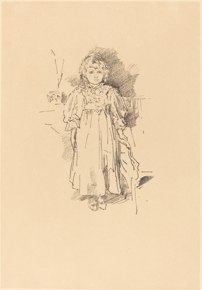 Lille Evelyn af James Abbott McNeill Whistler