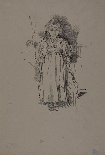 Lille Evelyn af James Abbott McNeill Whistler