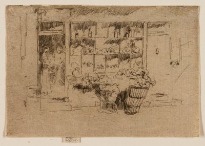 Lille grønthandlerbutik, Chelsea af James McNeill Whistler