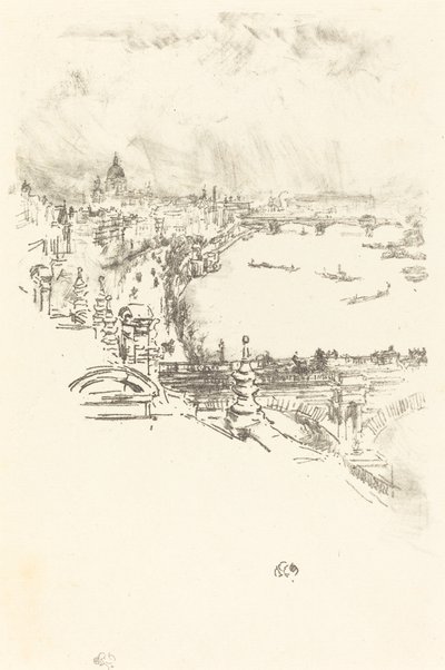 Lille London af James Abbott McNeill Whistler