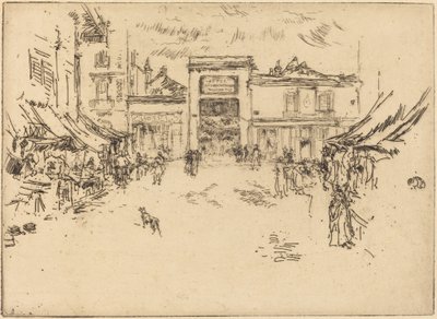 Lille markedsplads, Tours af James McNeill Whistler