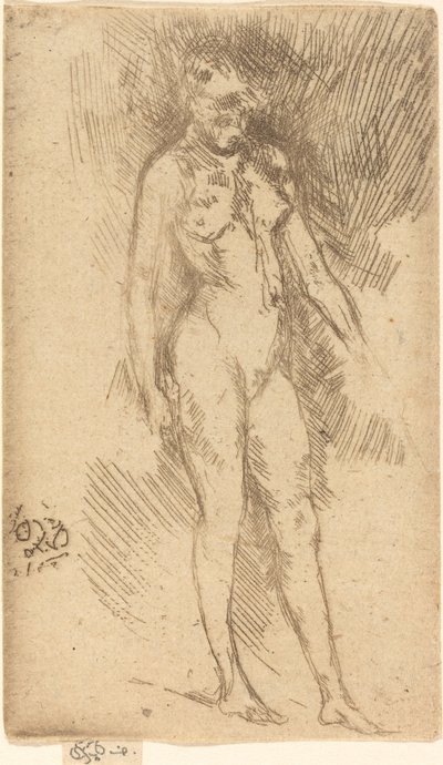Lille nøgen figur af James Abbott McNeill Whistler