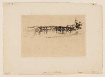 Lille Putney Bridge af James Abbott McNeill Whistler