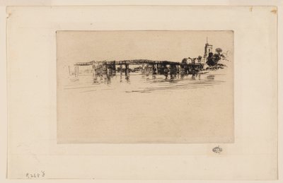 Lille Putney Bridge af James Abbott McNeill Whistler