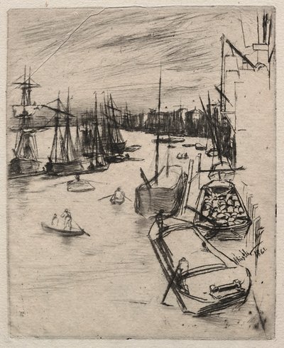 Lille Wapping af James McNeill Whistler