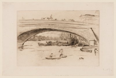 London Bridge af James Abbott McNeill Whistler