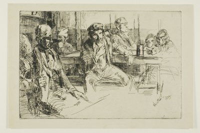 Longshore Men af James Abbott McNeill Whistler