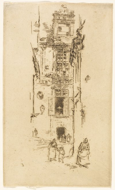 Rådhus, Loches af James Abbott McNeill Whistler