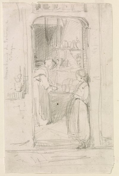 Græskarhandler i Köln af James Abbott McNeill Whistler