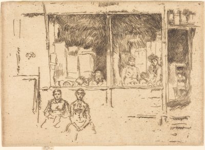 Melon-Shop, Hounsditch af James Abbott McNeill Whistler
