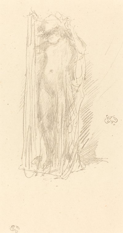 Model Drapering af James Abbott McNeill Whistler