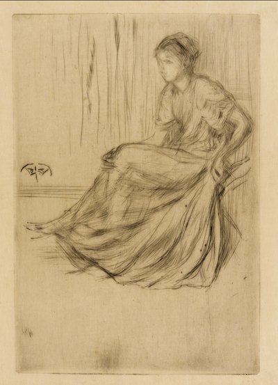Model siddende af James Abbott McNeill Whistler