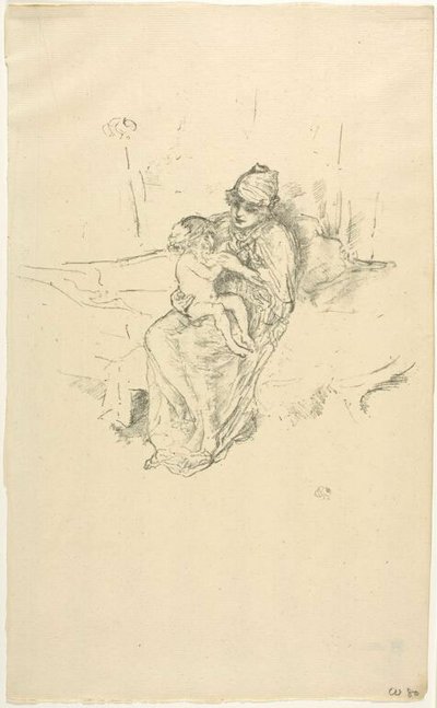 Mor og barn nr. 1 af James McNeill Whistler