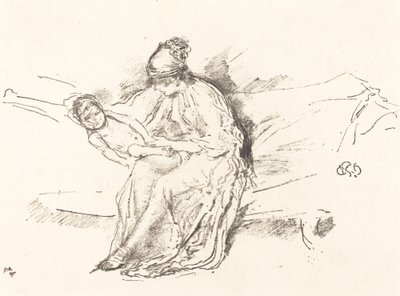 Mor og barn, nr. 4 af James Abbott McNeill Whistler