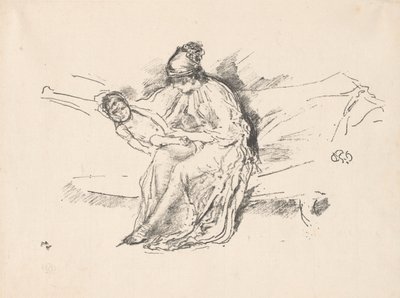 Mor og barn, nr. 4 af James Abbott McNeill Whistler