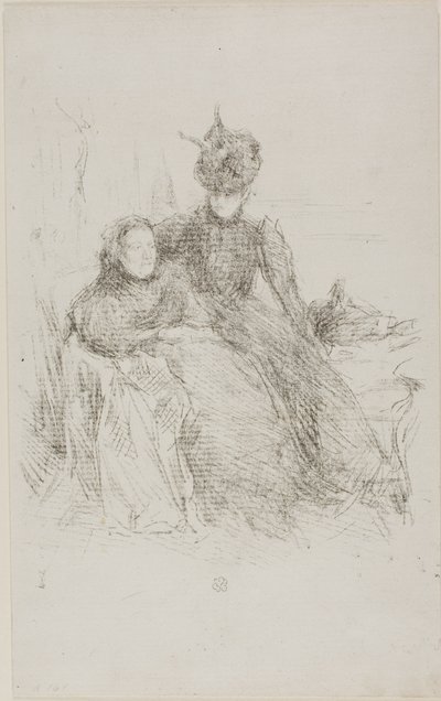 Mor og datter af James Abbott McNeill Whistler