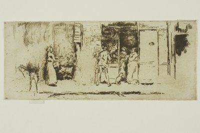 Avisbod, Rue de Seine af James Abbott McNeill Whistler