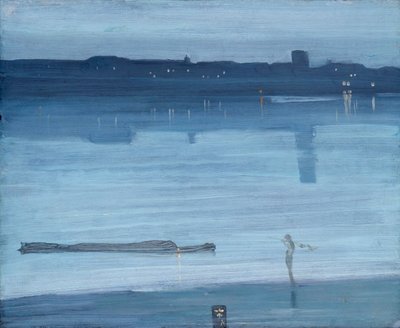 Nocturne: Blå og sølv – Chelsea af James McNeill Whistler