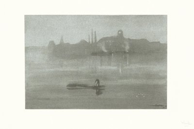 Nocturne: Floden ved Battersea af James Abbott McNeill Whistler