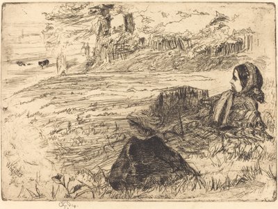 Sygeplejerske og barn af James Abbott McNeill Whistler