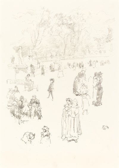 Plejepiger: "Maids of Luxembourg" af James Abbott McNeill Whistler
