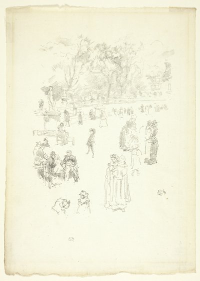 Plejepiger: "Maids of Luxembourg" af James Abbott McNeill Whistler