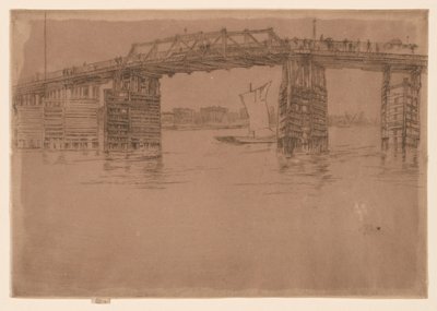 Den gamle Battersea-bro af James Abbott McNeill Whistler