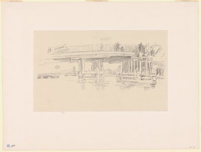 Den gamle Battersea-bro af James Abbott McNeill Whistler