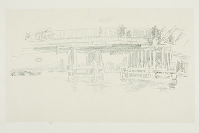 Den gamle Battersea-bro af James McNeill Whistler