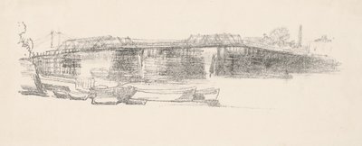 Old Battersea Bridge, nr. 2 af James Abbott McNeill Whistler