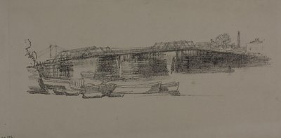 Old Battersea Bridge, nr. 2 af James Abbott McNeill Whistler