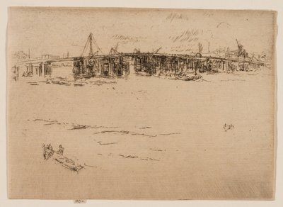 Old Battersea Bridge, nr. 2 af James Abbott McNeill Whistler