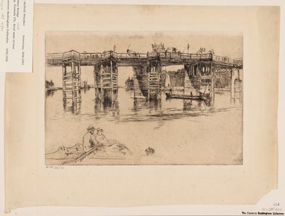 Den gamle Putney Bridge af James Abbott McNeill Whistler