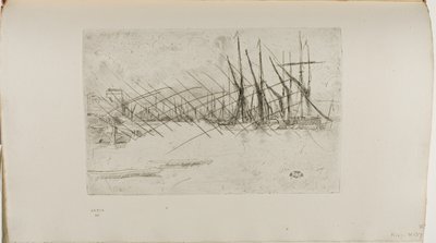 Pickle Sild Wharf af James Abbott McNeill Whistler