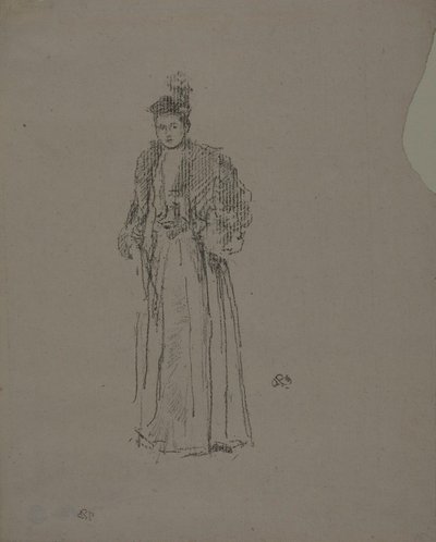 Portrætstudie: Miss Charlotte R. Williams af James Abbott McNeill Whistler