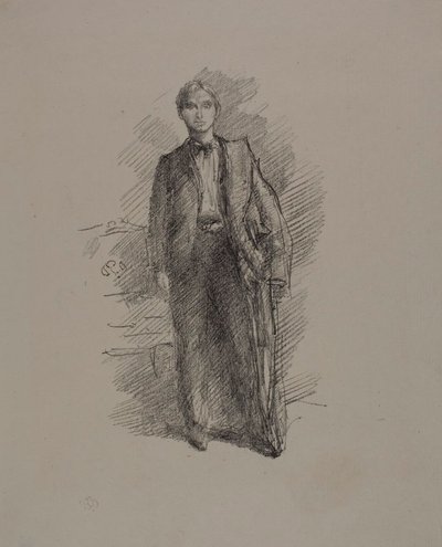 Portrætstudie: Herbert C. Pollitt af James Abbott McNeill Whistler