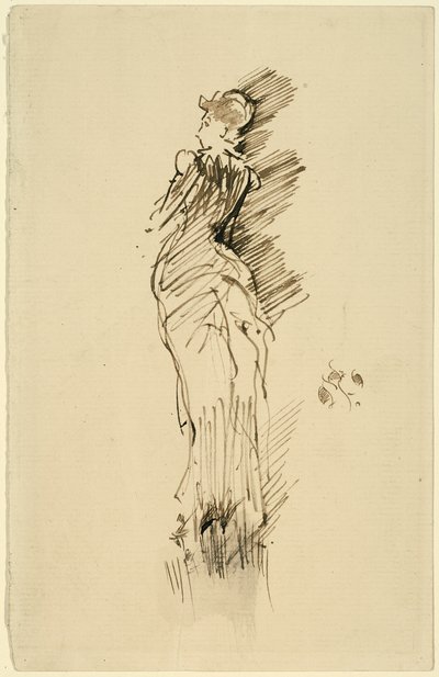 Portræt af Miss Maud Franklin af James McNeill Whistler