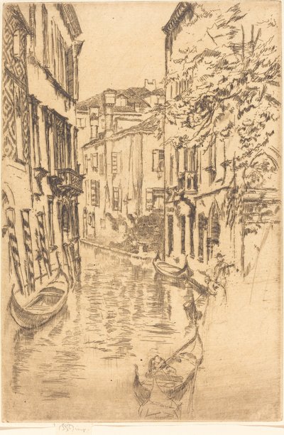 Stille kanal af James Abbott McNeill Whistler