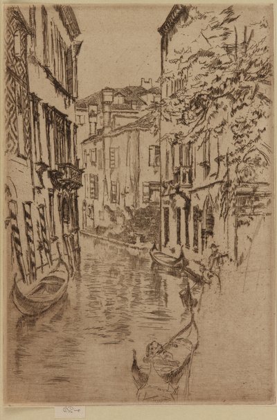 Stille kanal af James Abbott McNeill Whistler