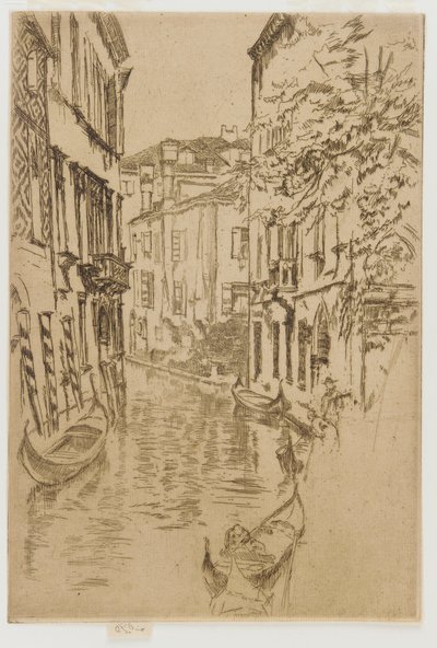 Stille kanal af James Abbott McNeill Whistler