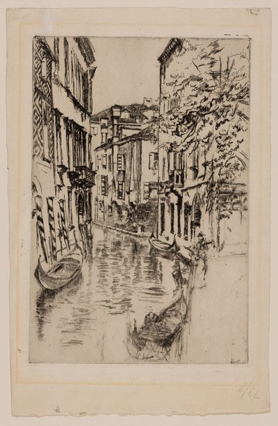Stille kanal af James McNeill Whistler